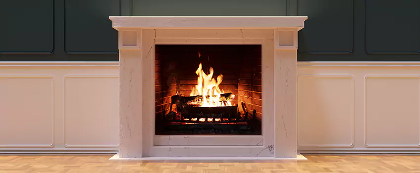 Open Flame Wood-Burning Fireplace Installation Services in Manchester, New Hampshire
