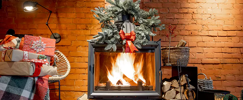 Travis Industries Linear Gas Fireplace Installation in Manchester, New Hampshire