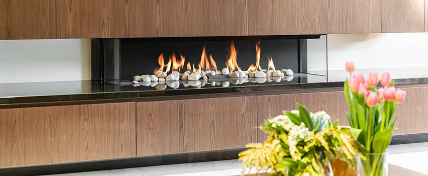 Double-height Fireplace Design Refurbishment in Manchester, New Hampshire